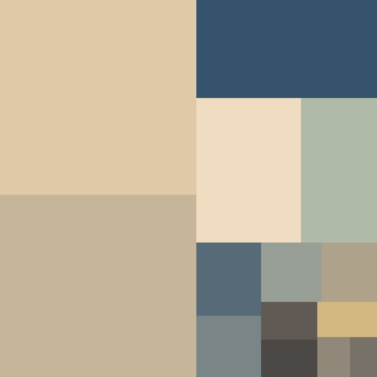 Proportional palette from The Great Wave